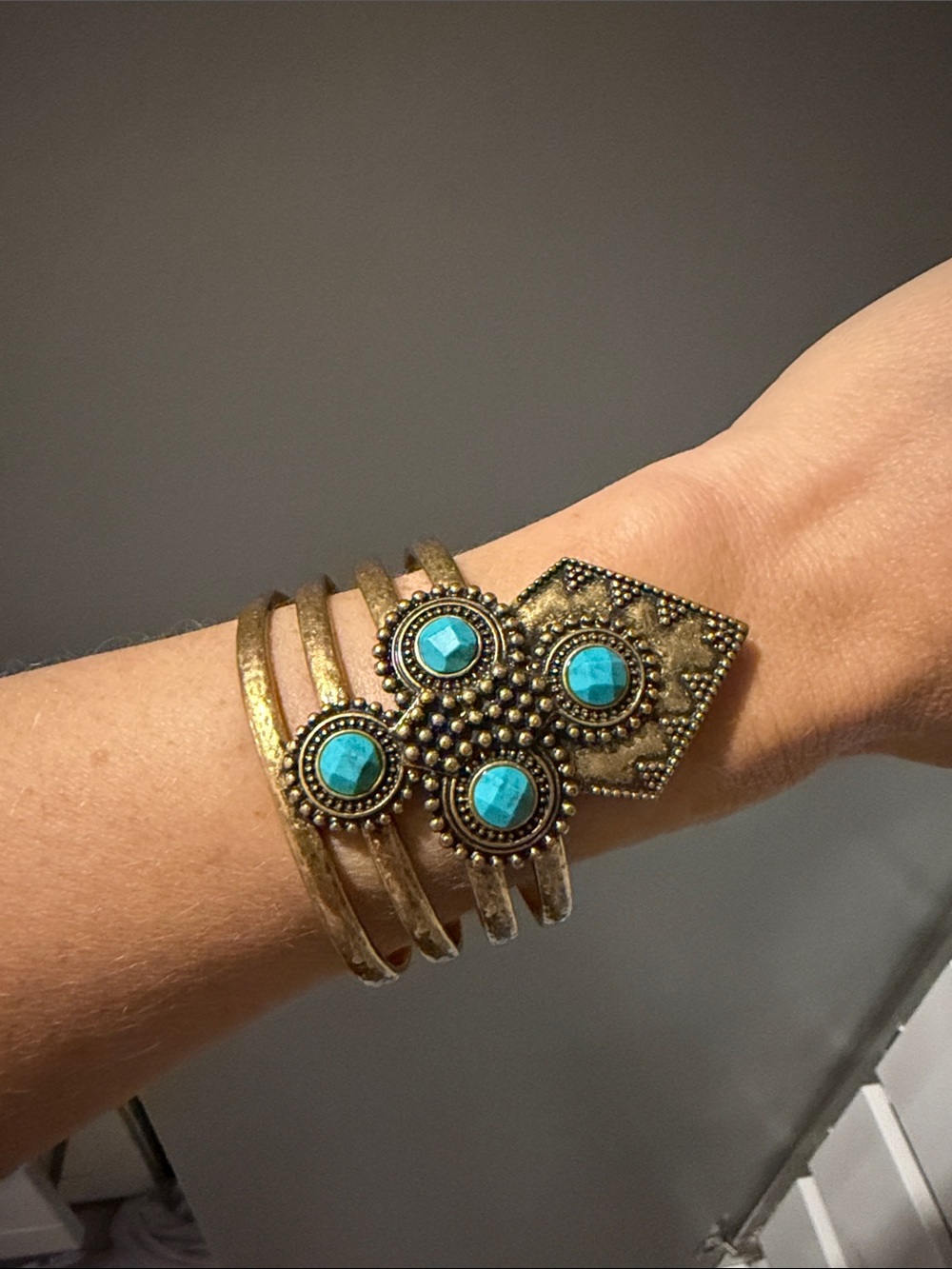 Lucky Brand Turquoise Cuff